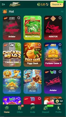 Dashboard Of E Q668 Game APP